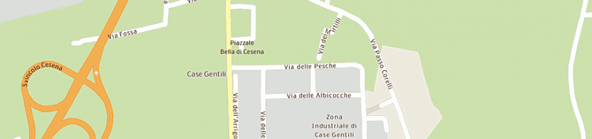 Mappa della impresa eurodif srl a CESENA