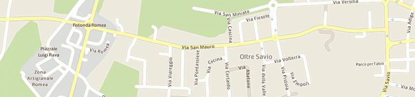 Mappa della impresa corbara raffaele a CESENA