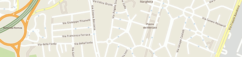 Mappa della impresa malu' snc di zaganiga e e lessi l a VENEZIA