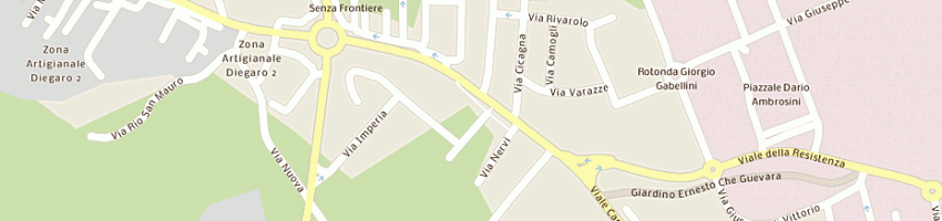 Mappa della impresa studio tecnico severi geomgraziano-rossi geomriccardo a CESENA