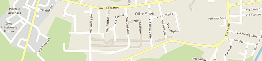 Mappa della impresa venturi roberto a CESENA