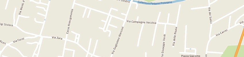 Mappa della impresa delta sport di scabin diego a PORTO VIRO