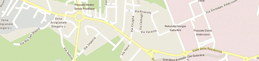 Mappa della impresa parrucchiera masini marinella a CESENA