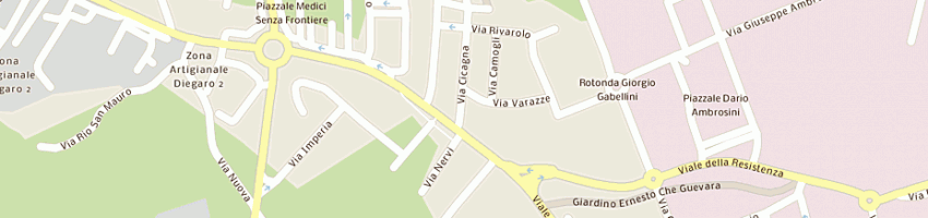 Mappa della impresa diana abbigliamento a CESENA