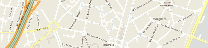 Mappa della impresa anropa snc di rosa romano e c a VENEZIA