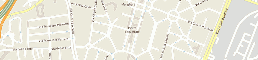 Mappa della impresa for you non solo pizza sas di simonetti marcello e c a VENEZIA