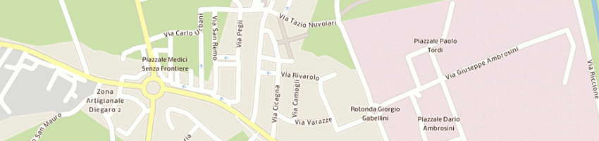 Mappa della impresa baiardi luciano a CESENA