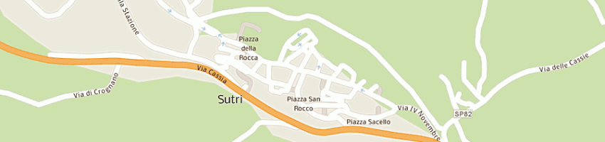 Mappa della impresa bar pellegrini snc di pellegrini ezio e c a SUTRI