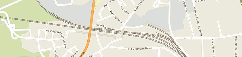 Mappa della impresa contrev snc di dalla costa vladimiro vittorio, galliazzo ro- dolfo e ceccon luciana a TREVISO