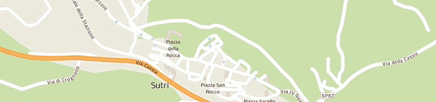 Mappa della impresa agenzia db autopratiche di brunetti daniela a SUTRI