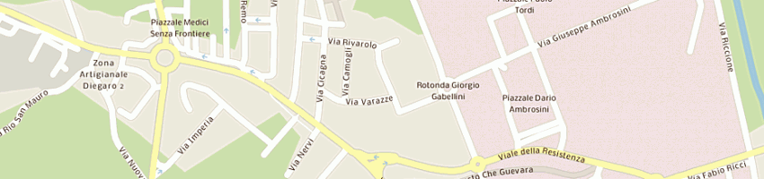 Mappa della impresa lucchi loretta a CESENA