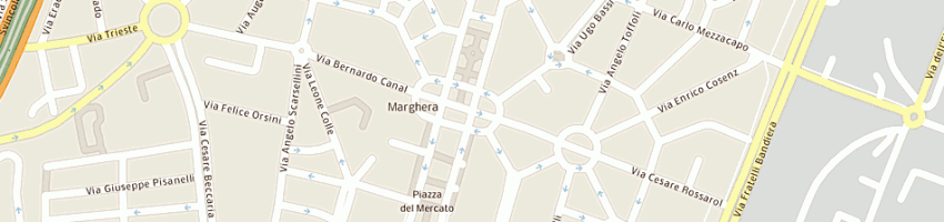 Mappa della impresa linea nova di cossa paolo a VENEZIA