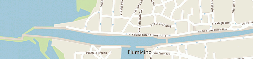 Mappa della impresa isopo paola a FIUMICINO