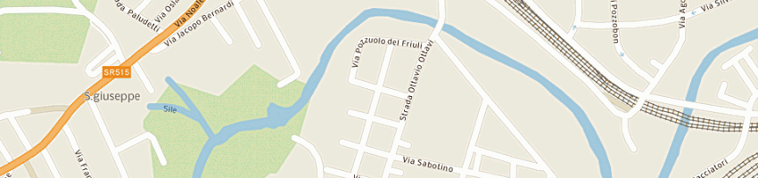 Mappa della impresa pietrobon piergiorgio a TREVISO