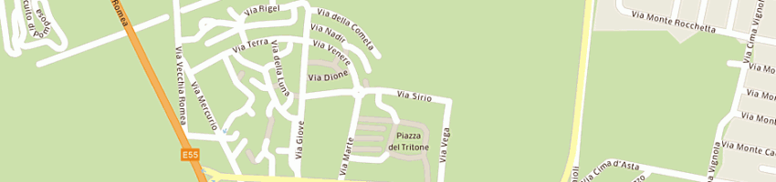 Mappa della impresa studio medico odontoiatrico oubari dradnan a COMACCHIO