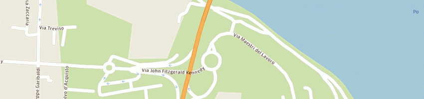 Mappa della impresa drago lorenzo gomme di drago lorenzo e c snc a TAGLIO DI PO