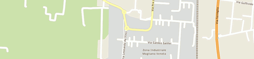 Mappa della impresa alba elettronica srl a MOGLIANO VENETO