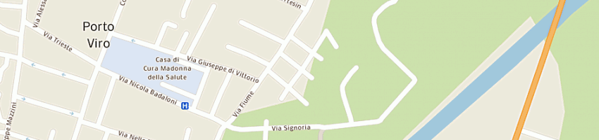 Mappa della impresa beltrame sergio a PORTO VIRO