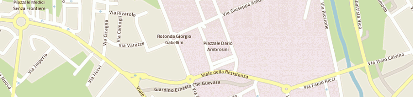 Mappa della impresa clementoni adriano a CESENA