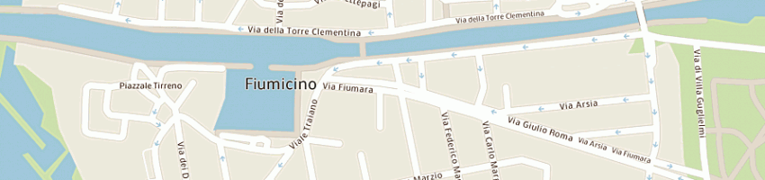 Mappa della impresa fiumicino calcio a FIUMICINO