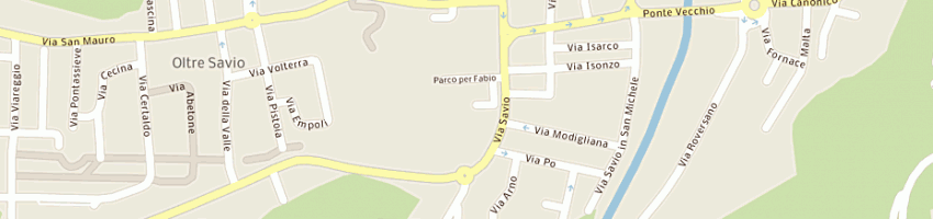 Mappa della impresa savasta francesco a CESENA