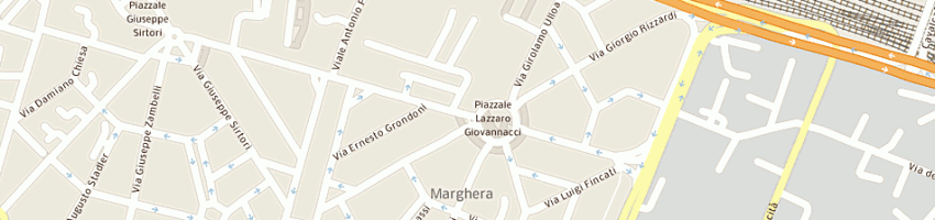 Mappa della impresa veneziana bruciatori a VENEZIA