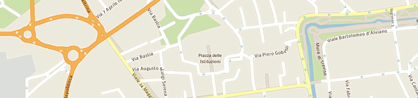 Mappa della impresa tuttopratiche (srl) a TREVISO