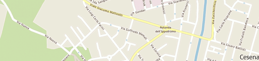 Mappa della impresa giorgia b paruucchiera di brunacci giorgia a CESENA