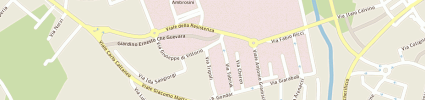 Mappa della impresa calisesi gabriele a CESENA