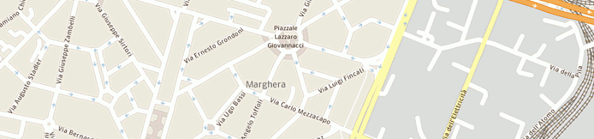 Mappa della impresa tecno - graf a VENEZIA