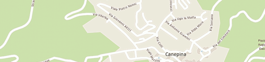 Mappa della impresa comune di canepina a CANEPINA