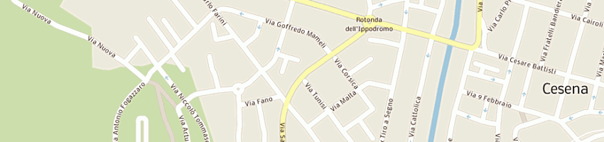 Mappa della impresa collinelli maurizio a CESENA