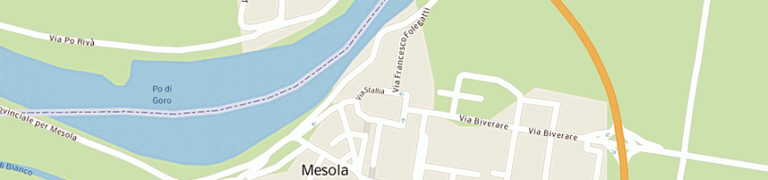 Mappa della impresa pro-loco di mesola a MESOLA