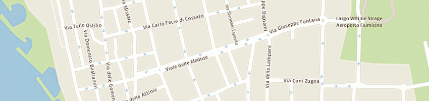 Mappa della impresa non solo bar e c snc a FIUMICINO