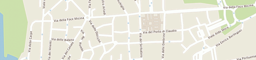 Mappa della impresa mc auto srl a FIUMICINO