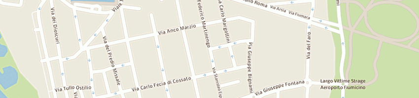 Mappa della impresa izzo antonio a FIUMICINO