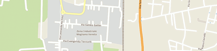 Mappa della impresa digiware srl a MOGLIANO VENETO