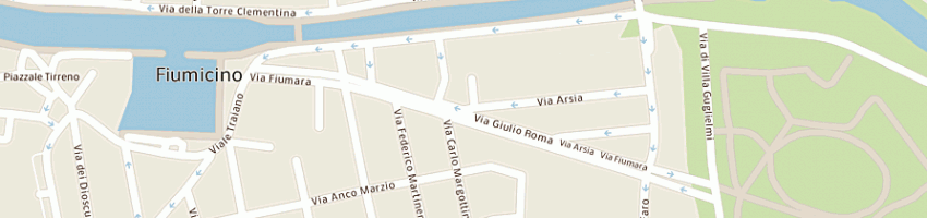 Mappa della impresa mael srl unipersonale a FIUMICINO