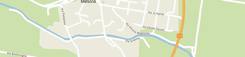 Mappa della impresa marchiani balilla azienda agricola pioppa a MESOLA