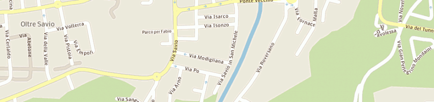 Mappa della impresa comandini manuela a CESENA