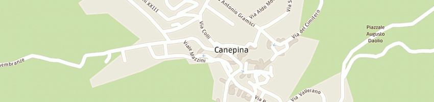 Mappa della impresa termoidraulica fontana a CANEPINA