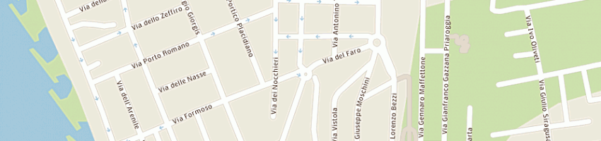 Mappa della impresa ceralim 1 s r l a FIUMICINO