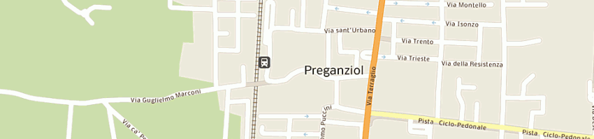 Mappa della impresa piovesan termoedile snc di piovesan marino e c snc a PREGANZIOL