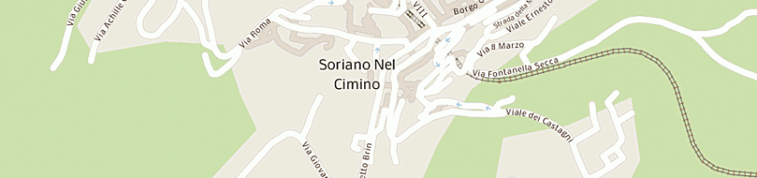 Mappa della impresa banco di brescia a SORIANO NEL CIMINO