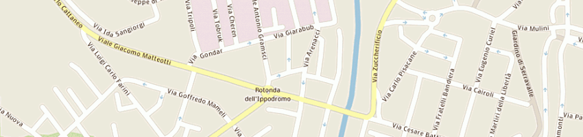 Mappa della impresa rossini gian franco a CESENA