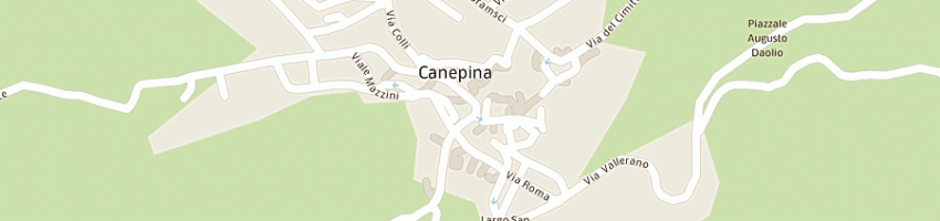 Mappa della impresa mechelli mario e c snc a CANEPINA