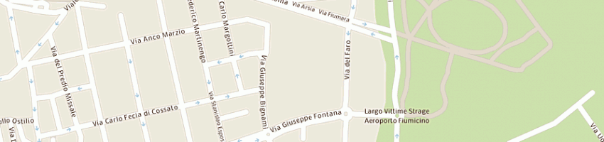 Mappa della impresa globeground italia srl a FIUMICINO