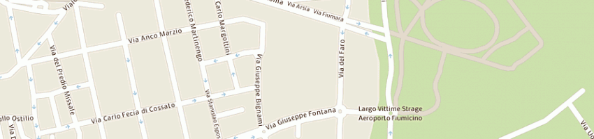 Mappa della impresa di porto anselmo a FIUMICINO
