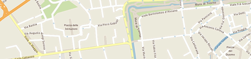 Mappa della impresa sanpaolo invest banca spa a TREVISO