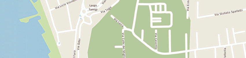 Mappa della impresa pasquali fernando a FIUMICINO